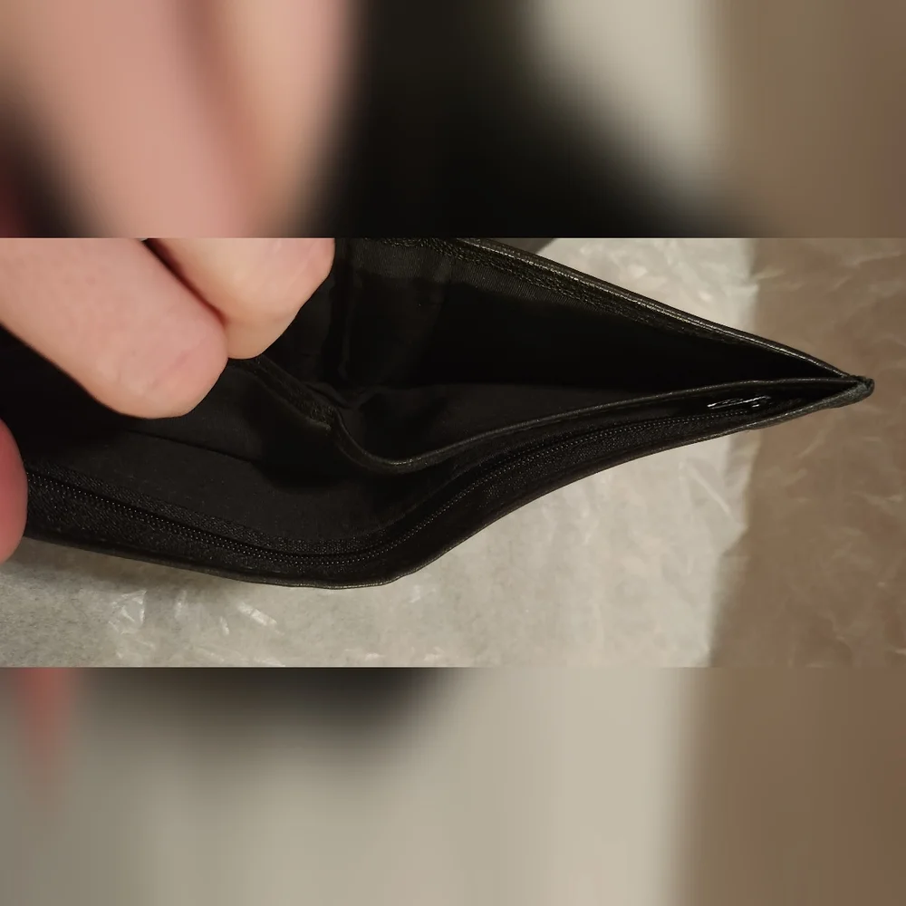 Leather Men's Wallet Black